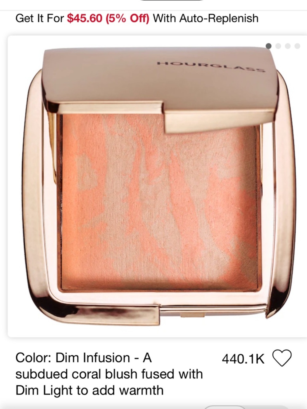 Hourglass Ambient Lighting Blush - Dim Infusion - Picture 2 of 7